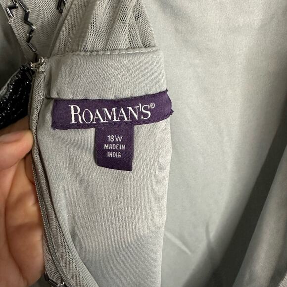 Roaman's Women's Plus Size Beaded Sweetheart Gown Dress 18w - Picture 10 of 14